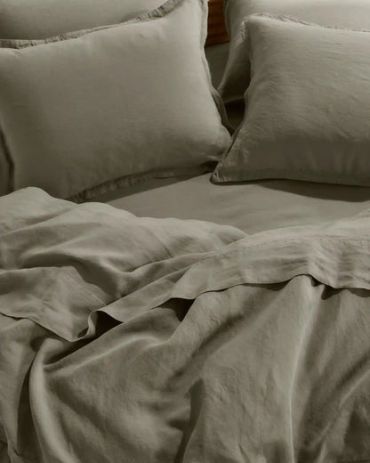 Linen Tencel Sham Set - FINAL SALE (Moss)
