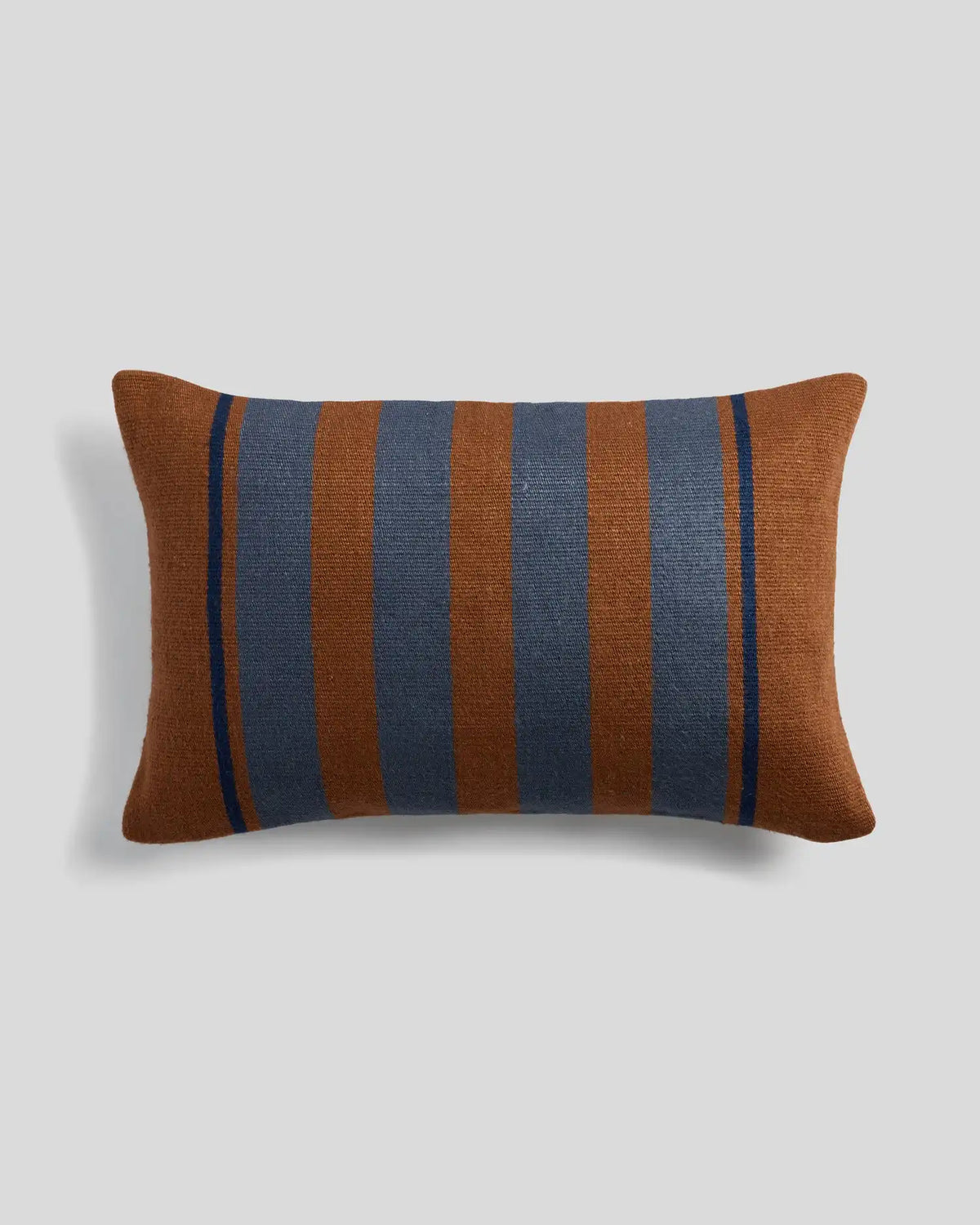 Kilim Mini Lumbar Pillow Cover (Tobacco and Dusk)