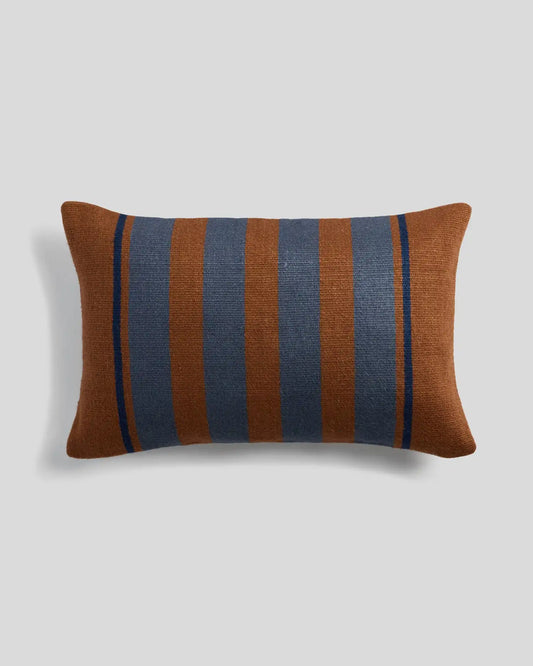 Kilim Mini Lumbar Pillow Cover (Tobacco and Dusk)
