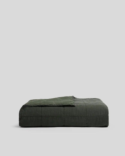 Linen Box Quilt (Evergreen)