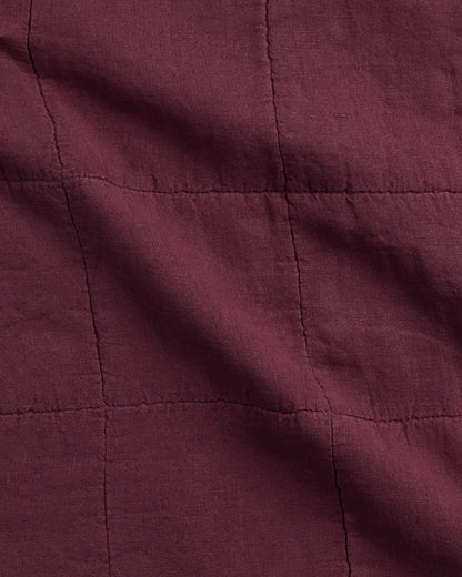 Linen Box Quilt (Garnet)