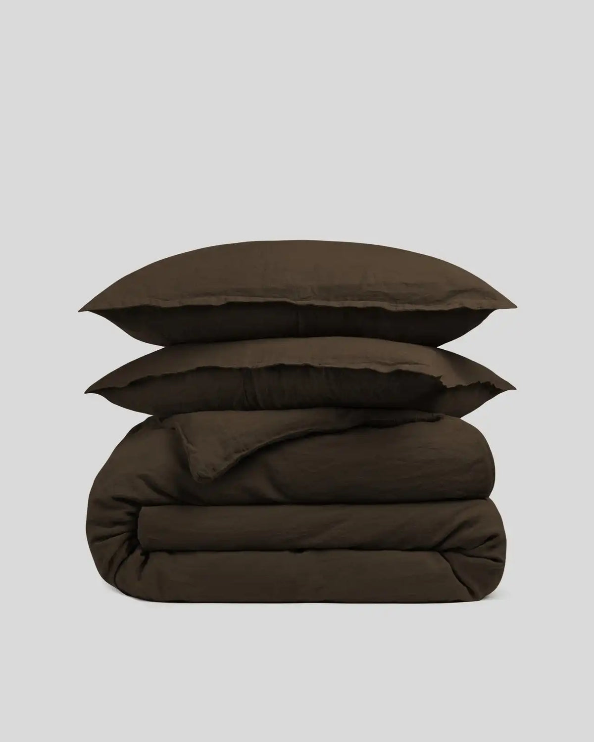 Linen Duvet Cover Set - Java K/CK