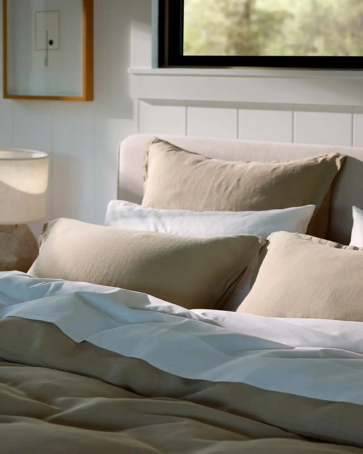 Linen Duvet Cover Set - Toast F/Q