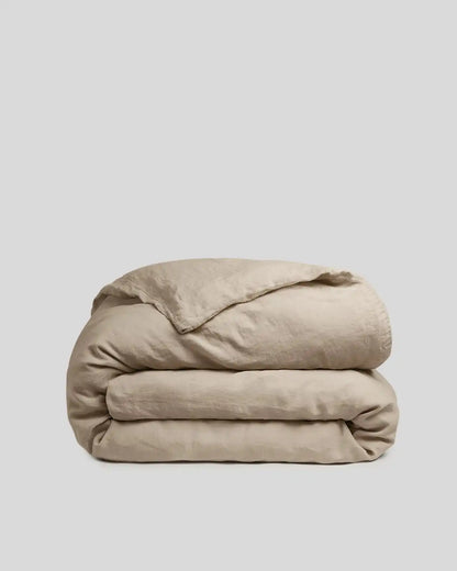 Linen Duvet Cover (Toast)