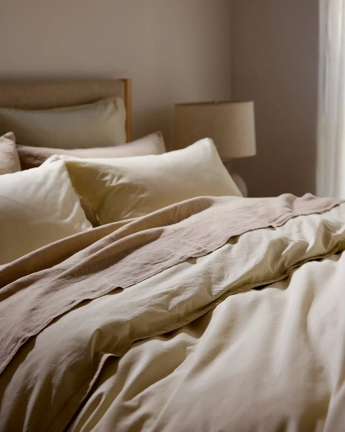 Linen Duvet Cover (Toast)