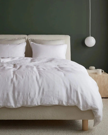 Linen Duvet Cover (White)