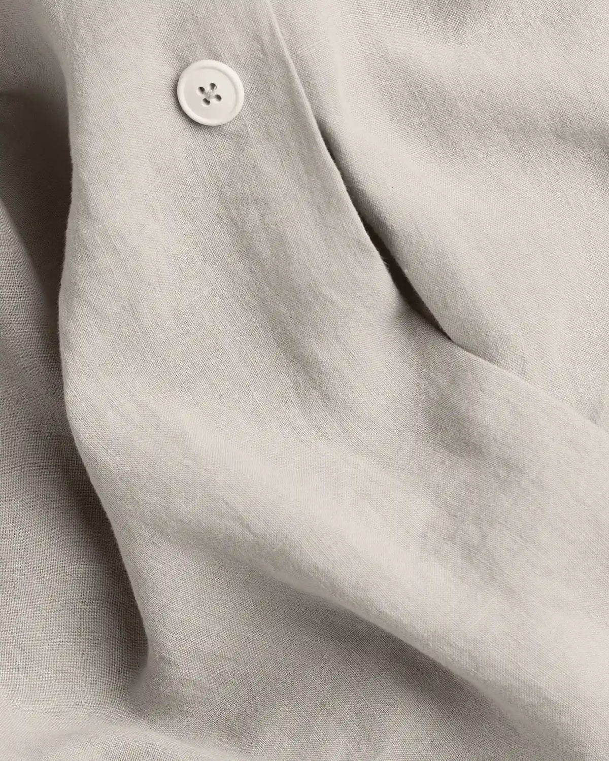 Linen Duvet Cover (Dove)