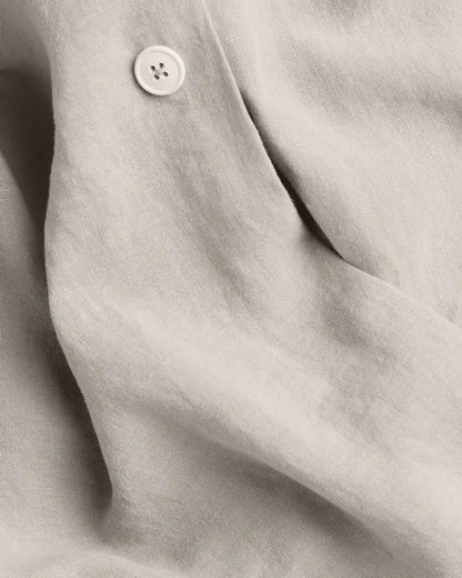Linen Duvet Cover (Dove)