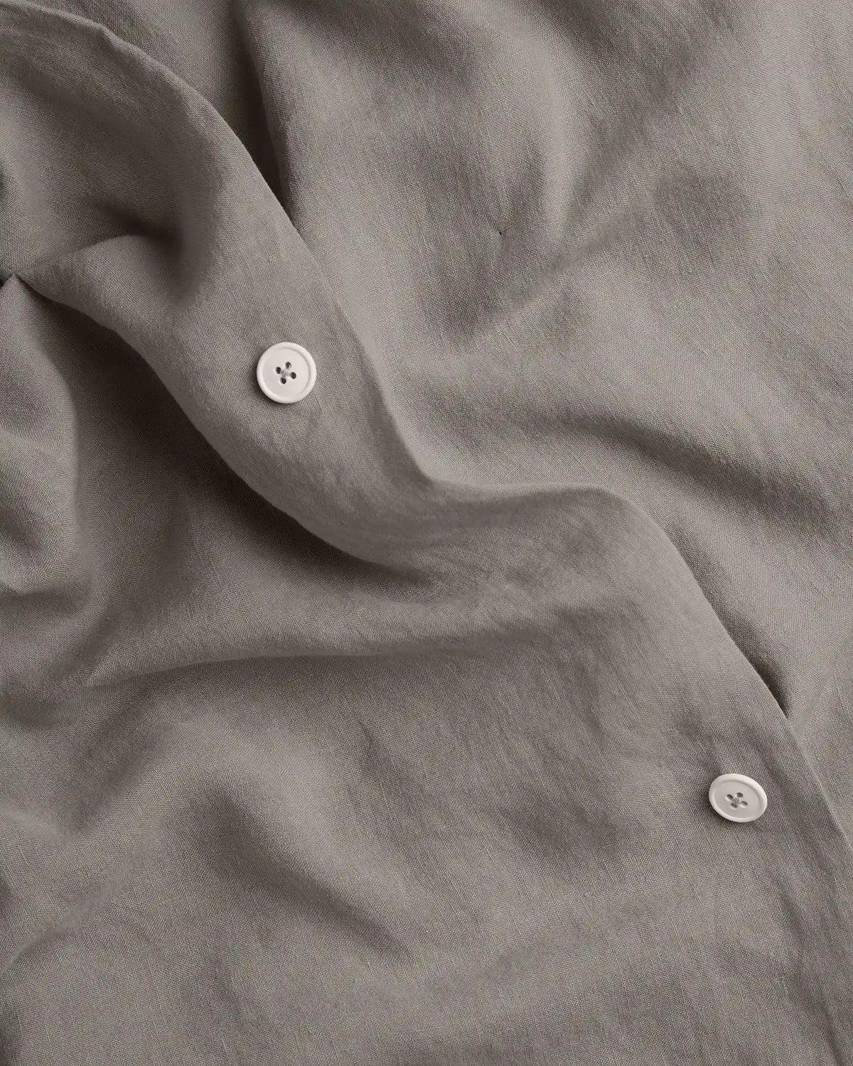 Linen Duvet Cover Set - Pebble K/CK