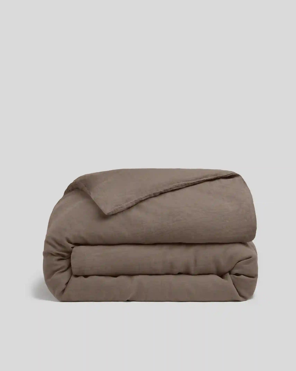 Linen Duvet Cover (Warm Grey)