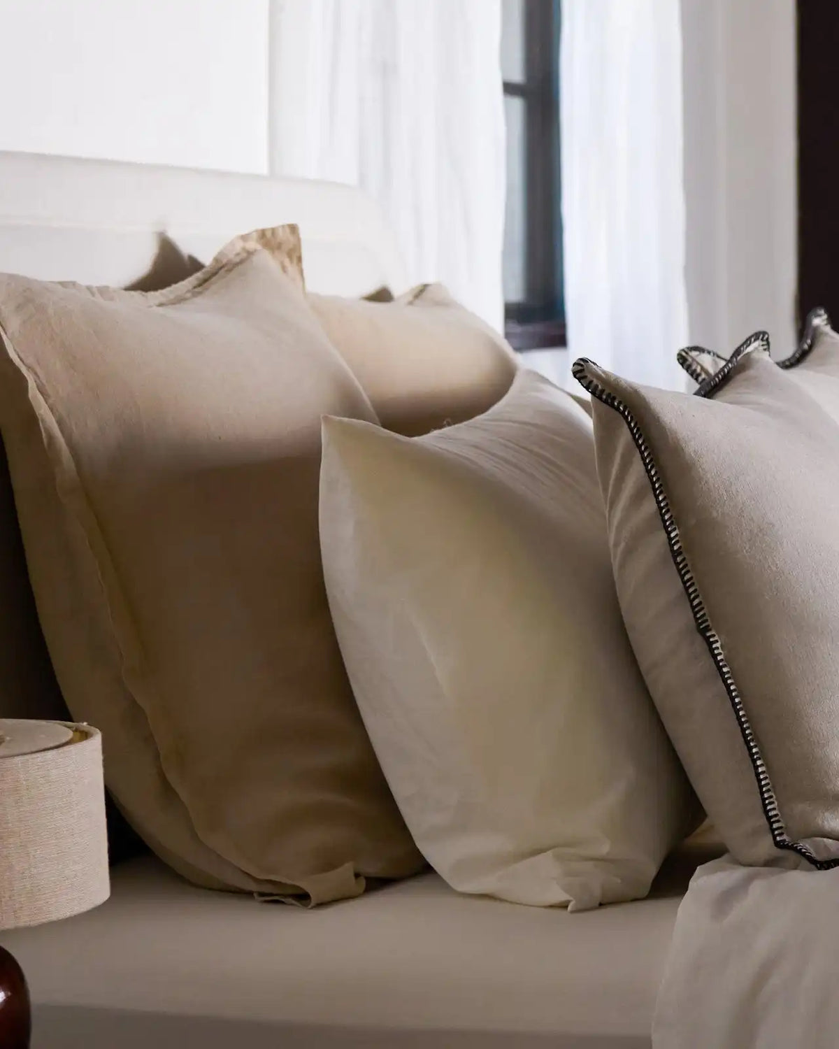 Linen Euro Sham (Toast)