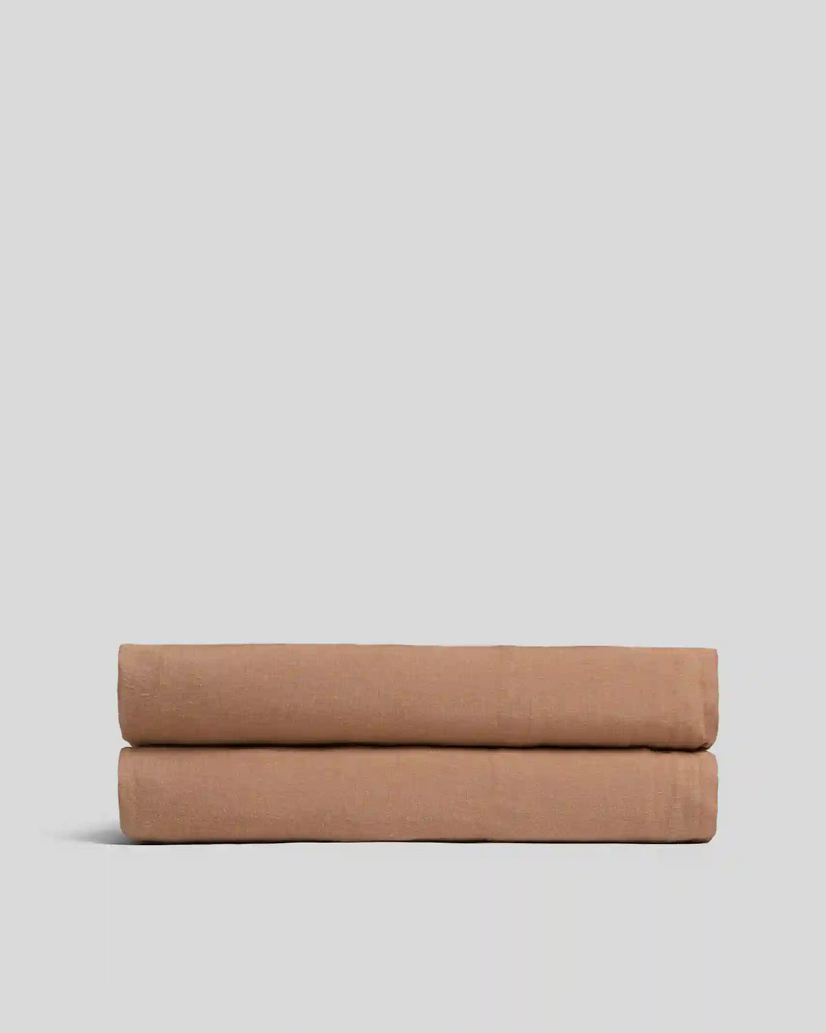 Linen Fitted Sheet (Adobe)