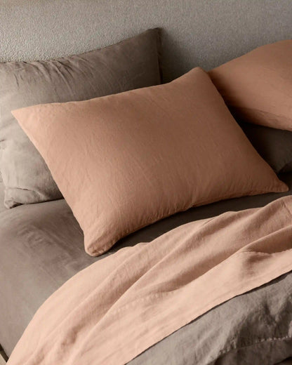 Linen Pillowcase Set (Adobe)