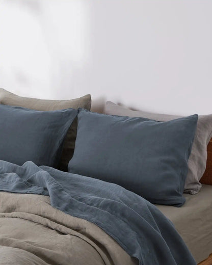 Linen Pillowcase Set (Dusk)