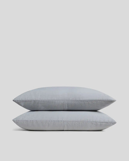 Linen Pillowcase Set (Sky)
