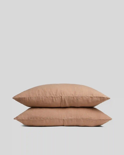 Linen Pillowcase Set (Adobe)