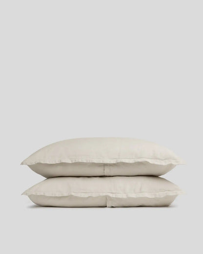 Classic Linen Sham Set - FINAL SALE (Bone)