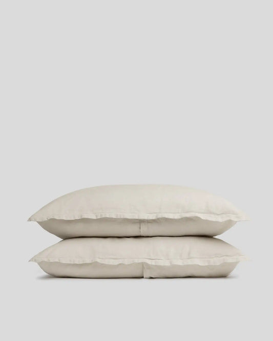 Classic Linen Sham Set - FINAL SALE (Bone)