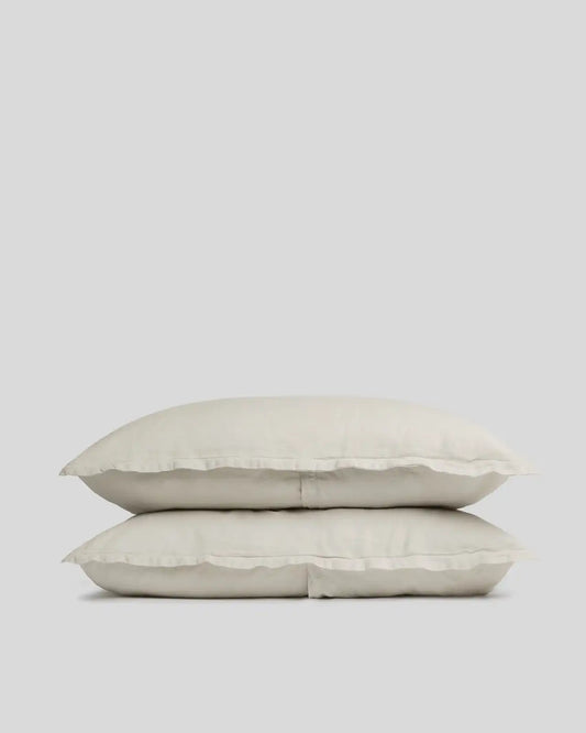 Linen Sham Set (Bone)
