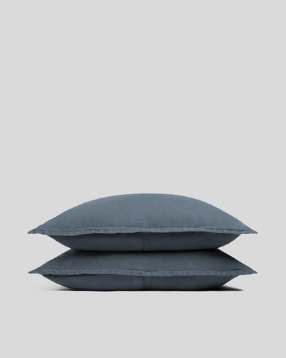 Linen Sham Set (Dusk)