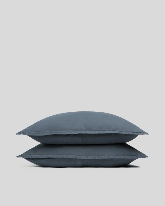 Linen Sham Set (Dusk)