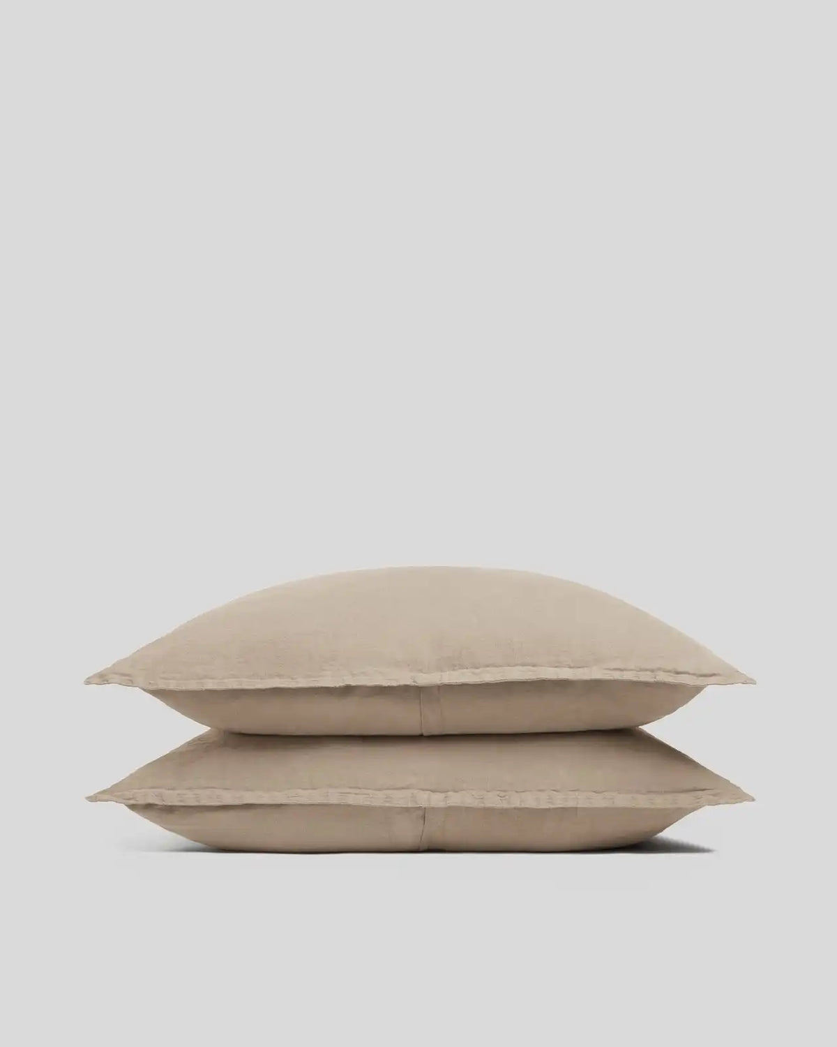 Linen Sham Set (Toast)