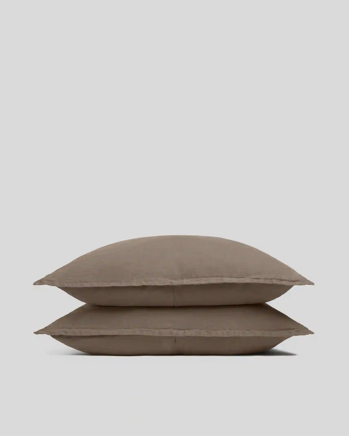 Linen Sham Set (Warm Grey)