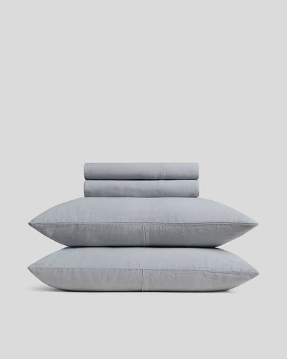 Linen Sheet Set - Sky F/Q