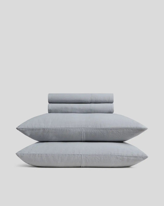 Linen Sheet Set - Sky F/Q