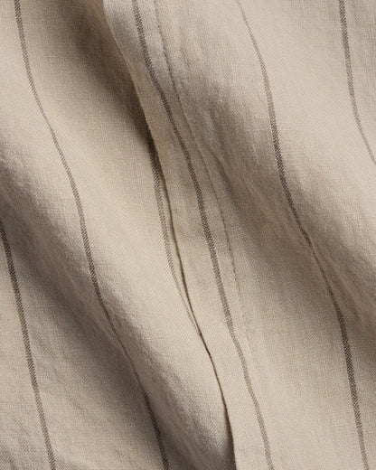 Linen Pillowcase Set (Bone Stripe)