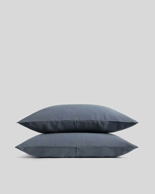 Linen Tencel Pillowcase Set (Dusk)