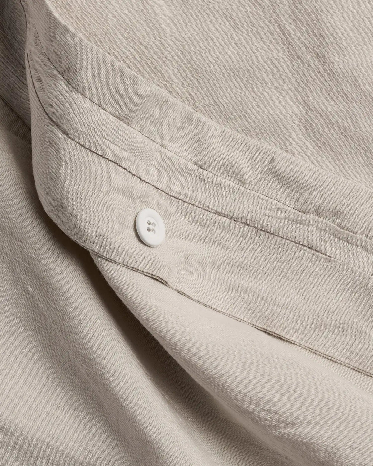 Linen Tencel Duvet Cover Set - Bone F/Q