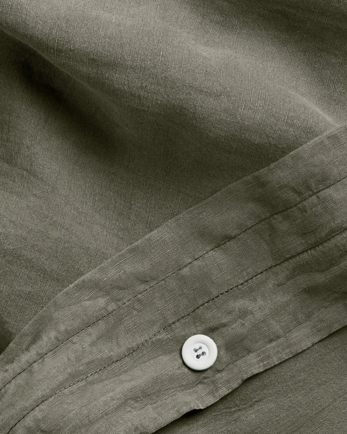 Linen Tencel Duvet Cover - FINAL SALE (Moss)