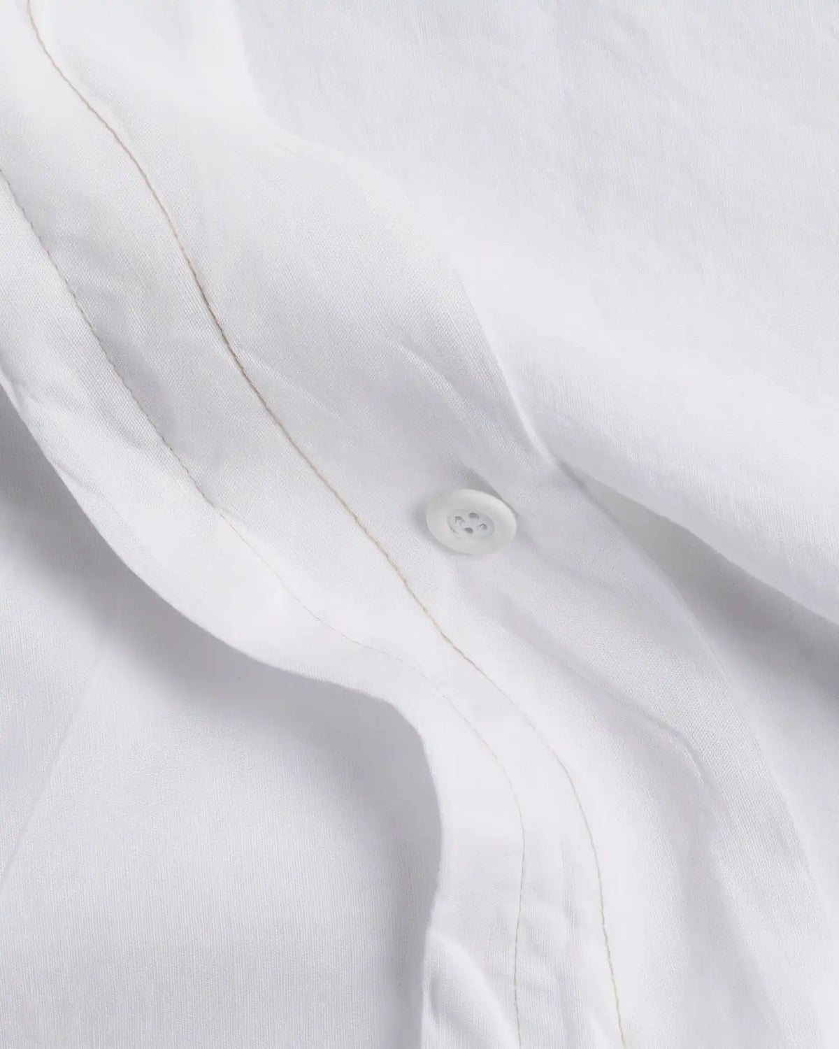 Linen Tencel Duvet Cover (White)