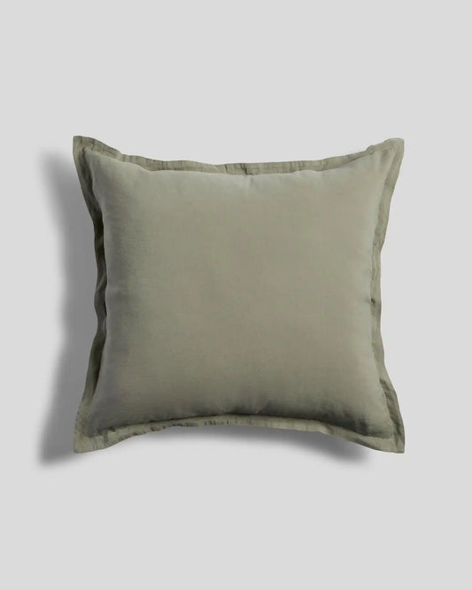 Linen Tencel Euro Sham - FINAL SALE (Moss)
