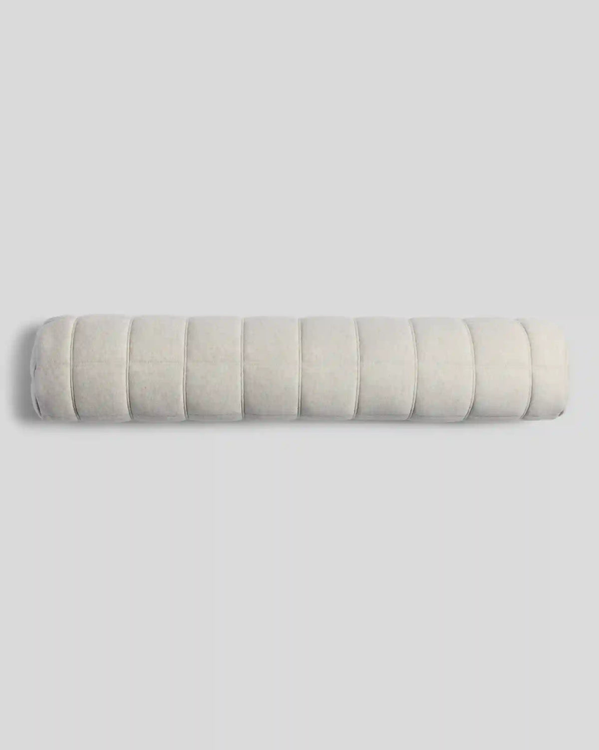 Linen Tencel Jersey Bolster Pillow Cover - FINAL SALE (Heathered Oatmeal)