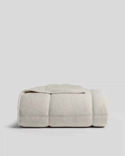 Linen Tencel Jersey Quilt - FINAL SALE (Heathered Oatmeal)