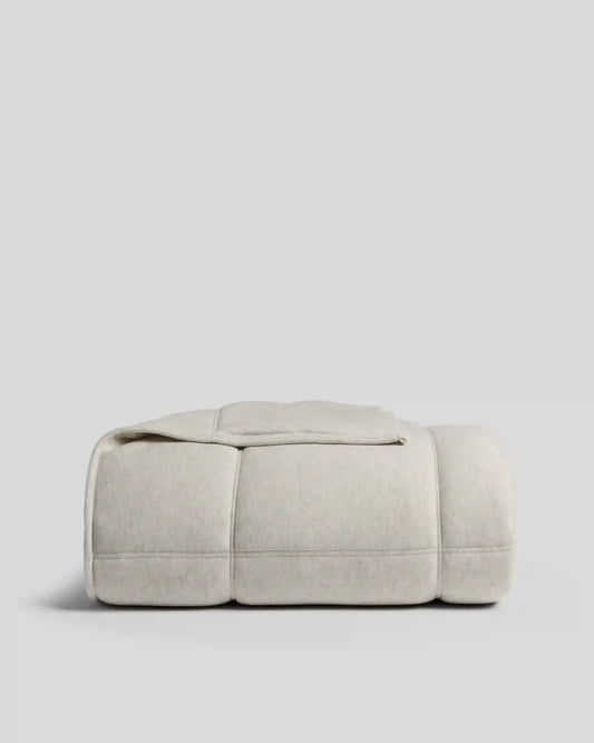 Linen Tencel Jersey Quilt - FINAL SALE (Heathered Oatmeal)