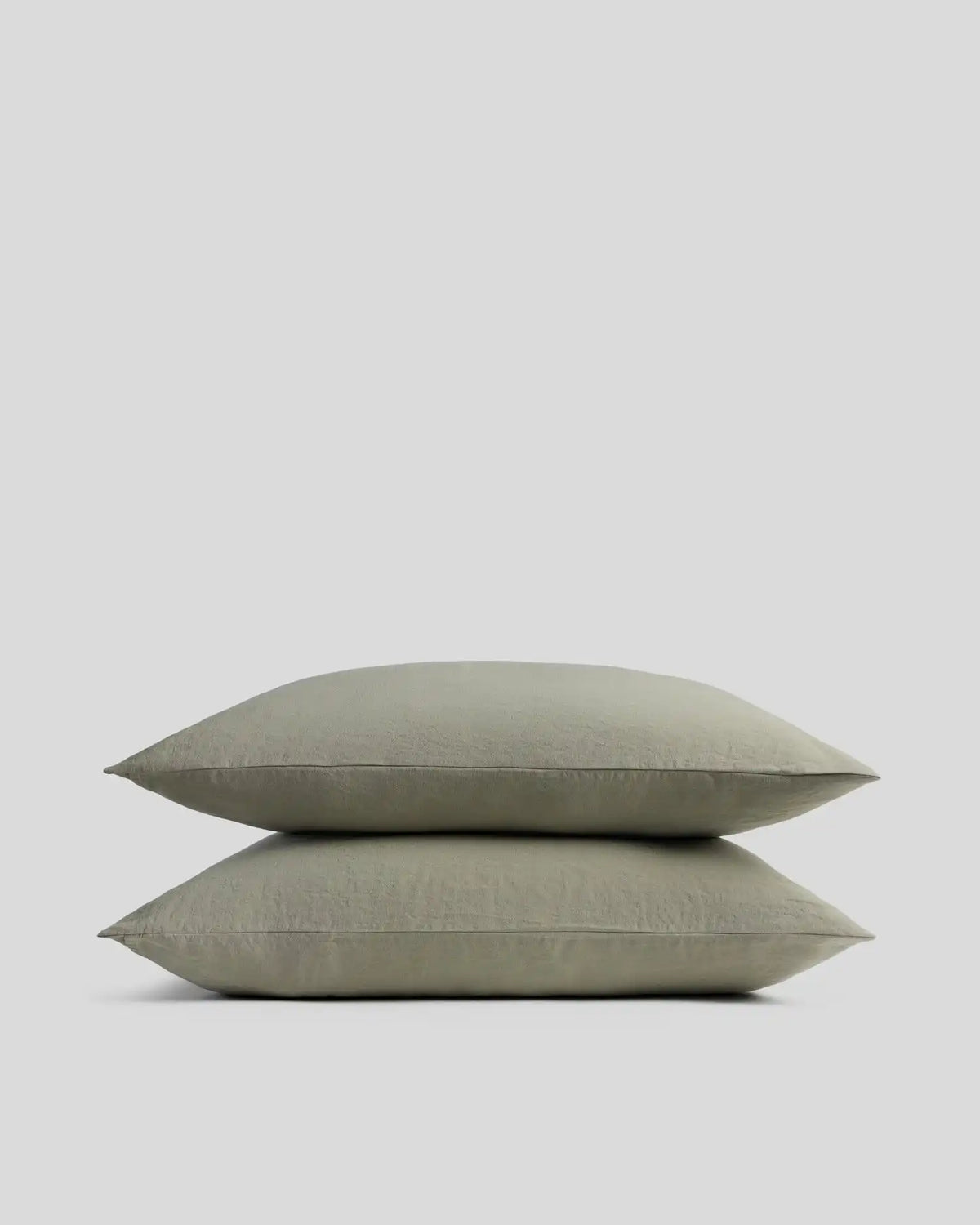 Linen Tencel Pillowcase Set - FINAL SALE (Moss)