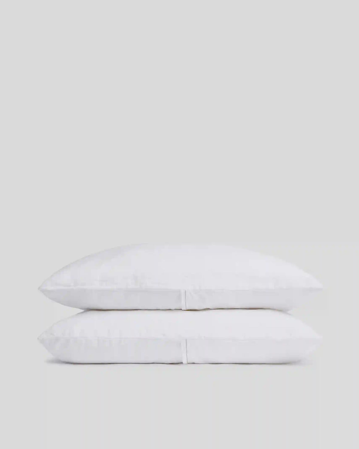 Linen Tencel Pillowcase Set (White)