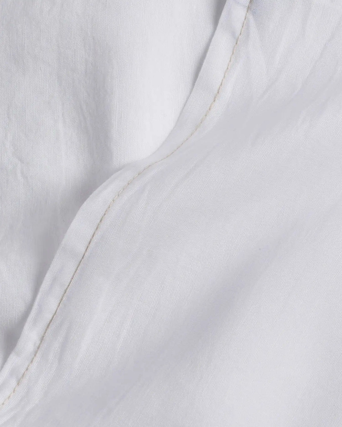 Linen Tencel Euro Sham (White)