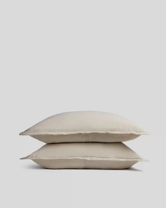 Linen Tencel Sham Set (Bone)