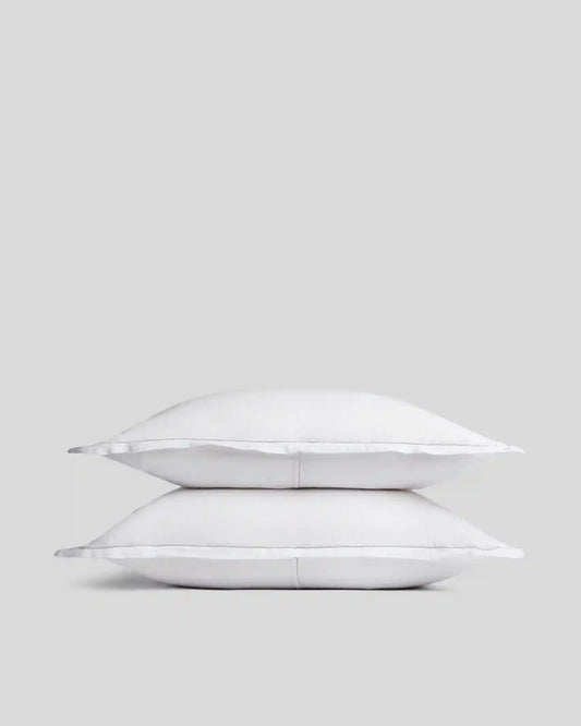 Linen Tencel Sham Set (White)