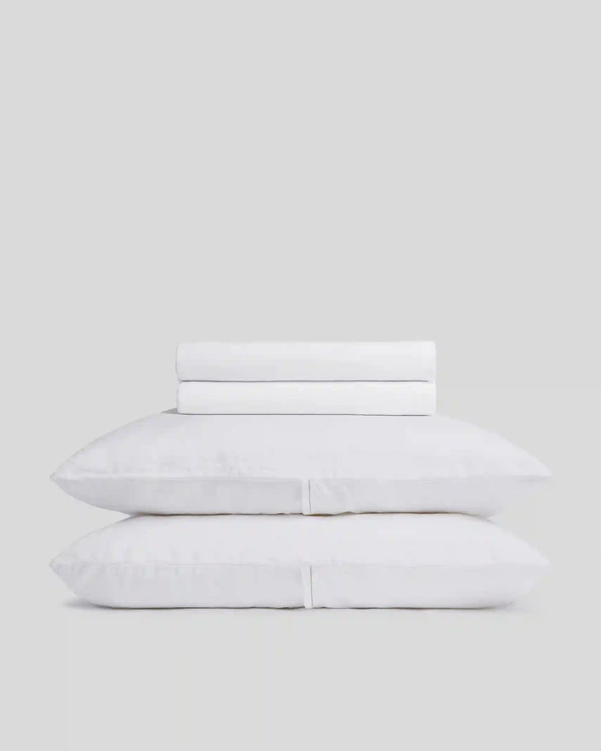 Linen Tencel Sheet Set - White F/Q