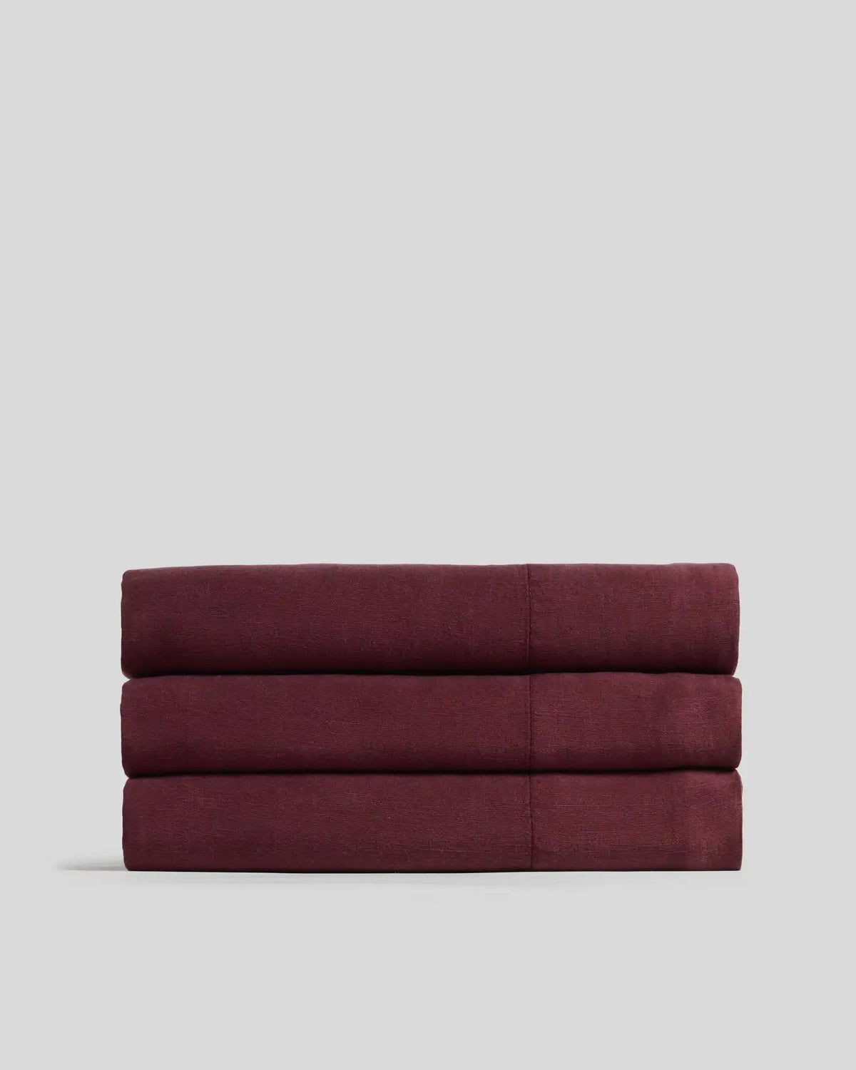 Linen Tencel Top Sheet (Garnet)