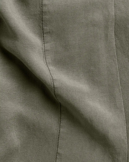 Linen Tencel Top Sheet - FINAL SALE (Moss)