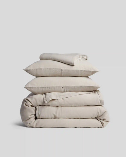 Linen Tencel Venice Set - Bone F/Q
