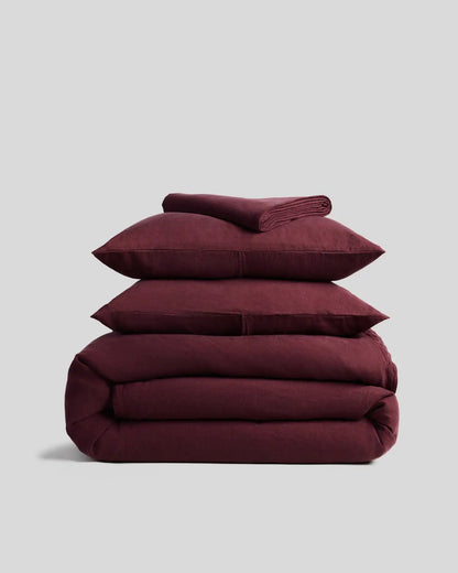 Linen Tencel Venice Set - Garnet F/Q