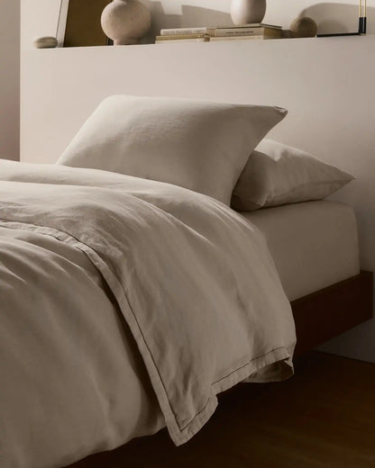 Linen Tencel Venice Set - Bone F/Q