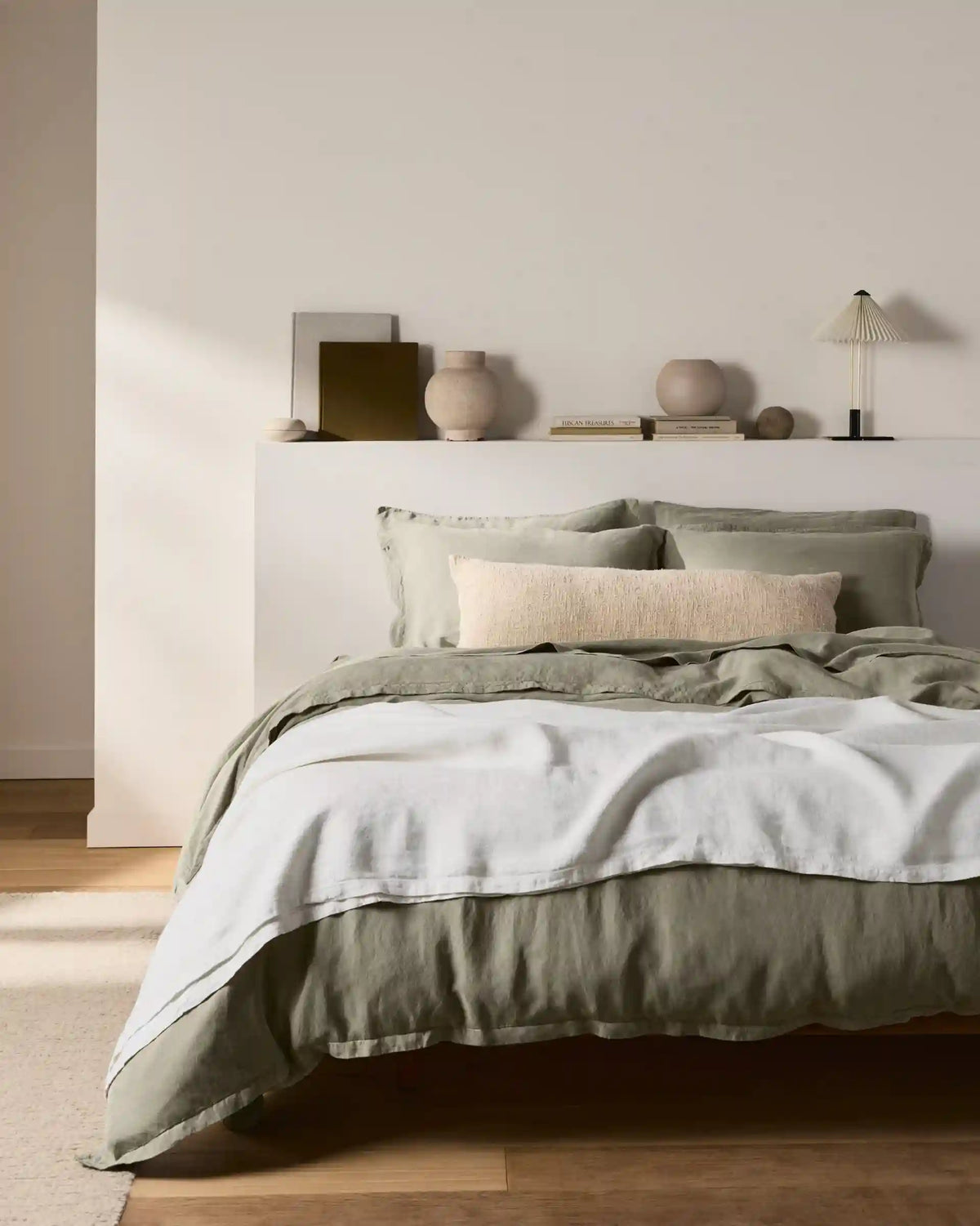 Linen Tencel Sham Set - FINAL SALE (Moss)